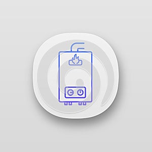 Gas water heater app icon