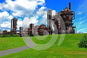 Gas works plant
