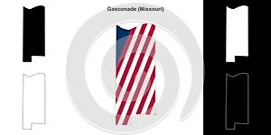 Gasconade outline map