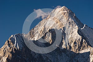 Gasherbrum 4 mountain peak, K2 trek, Karakoram, Pakistan