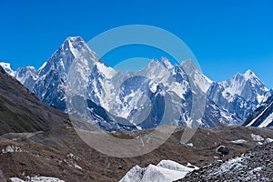 Gasherbrum massif moutain with many peak, Skardu, Gilgit, Pakistan