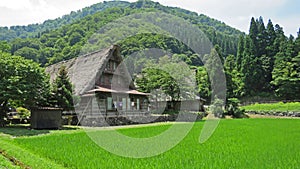 Gasho house in Gokayama in Japan