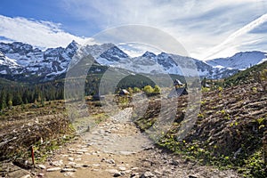 Gasienicowa Valley in autumn. Tatra Mountains