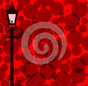 Gaslight Red Abstract Background