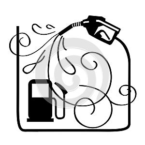 Gasoline Fuel Nozzle