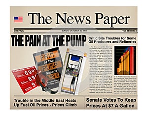 Gasoline headline prices