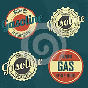 Gasoline labels