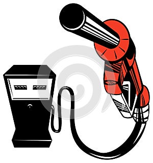Gasoline pump nozzle