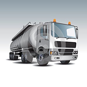 Gasoline tank truck