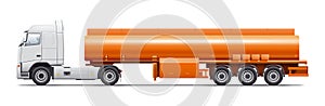 Gasoline tanker illustration