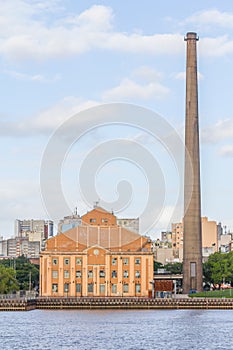 Gasometro and Guaiba Lake, Porto Alegre photo