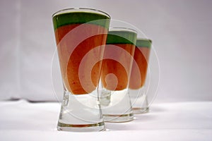 Gaspacho and basil oil 4