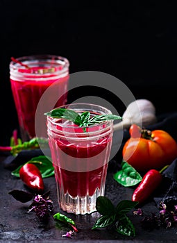 Gaspacho with beet