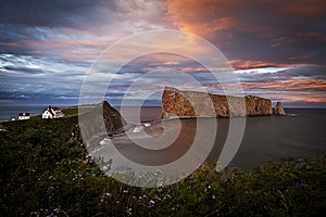 Gaspe Perce Rock Quebec Canada