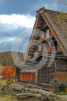 Gassho house in Shirakawago Village