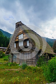 Gassho-zukuri farmhouse, in Ogimachi village