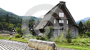 Gassho-zukuri style houses, Shirakawago Ogimachi, Honshu Island, Japan