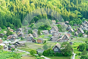 Gasso houses in Shirakawa-go, Japan