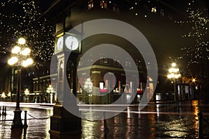 Gastown at Night, Vancouver photo