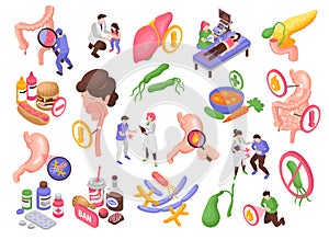 Gastroenterology Icons Set