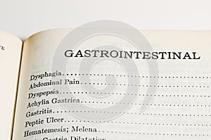 Gastrointestinal medical information photo