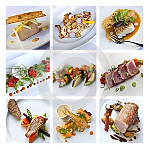 Gastronomy collage