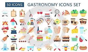 Gastronomy Multi Color Icon Pack