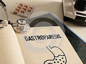 Gastroparesis is shown using the text photo