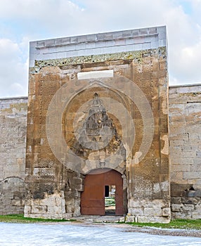 The gate of Agzikarahan Caravan Saray