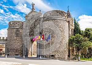 Gate of Alfonso VI (Puerta de Alfonso VI)in Toledo photo