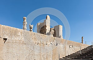 Gate of All Nations from Great Staircase in Persepolis
