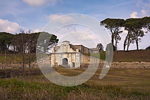 The gate Aquileia to the fortress town of Palmanova