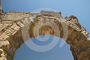 Gate in Aspendos Ancient City in Antalya, Turkiye