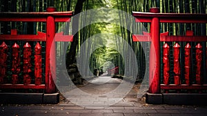 gate bamboo forest kyoto