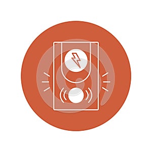 Gate bell Vector Icon which can easily modify or edit.