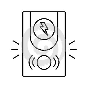 Gate bell Vector Icon which can easily modify or edit.