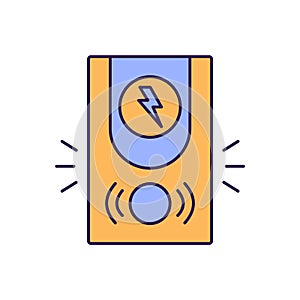 Gate bell Vector Icon which can easily modify or edit.