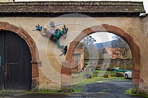 Gate in Budingen, Germany