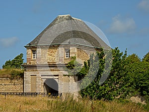 Gate building of the Calais Citadel, France