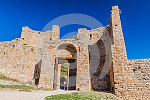Gate of Castle Loarre in Aragon province, Spa photo