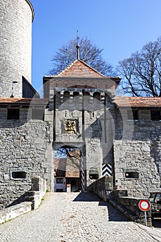 Gate of the Castle Romont, built by Peter II of Savoy around 1240.