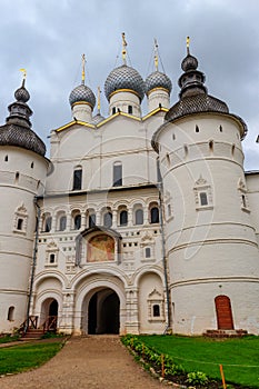 Gate Church of the Resurrection of Christ in Rostov kremlin, Russia