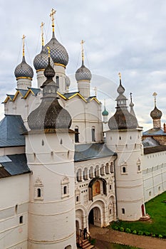 Gate Church of the Resurrection of Christ in Rostov kremlin, Russia