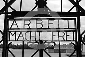 Gate at the Dachau Concentration Gate