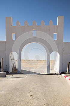 Gate on Desert