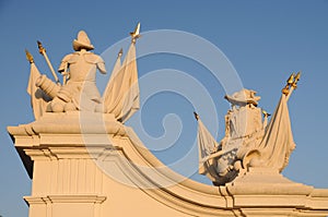 Gate detail of Bratislava castle