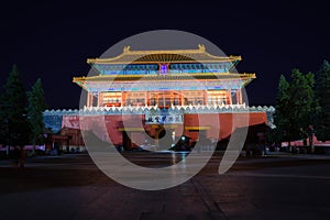 The Gate of Devine Might in Forbidden City