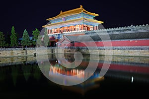 The Gate of Devine Might in Forbidden City