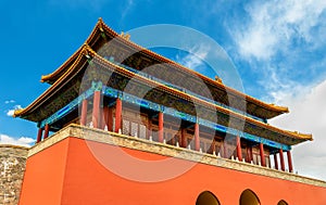 Gate of Divine Might in the Forbidden City - Beijing