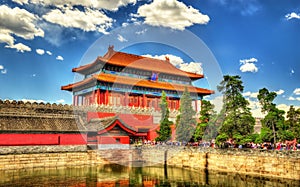 Gate of Divine Might in the Forbidden City - Beijing photo